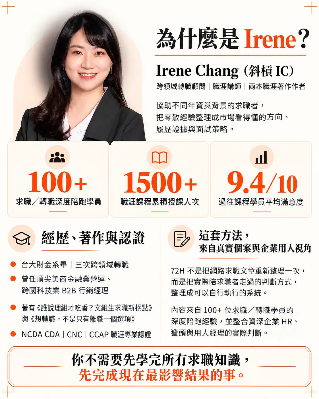 72 小時求職重啟計畫|極速求職行動課