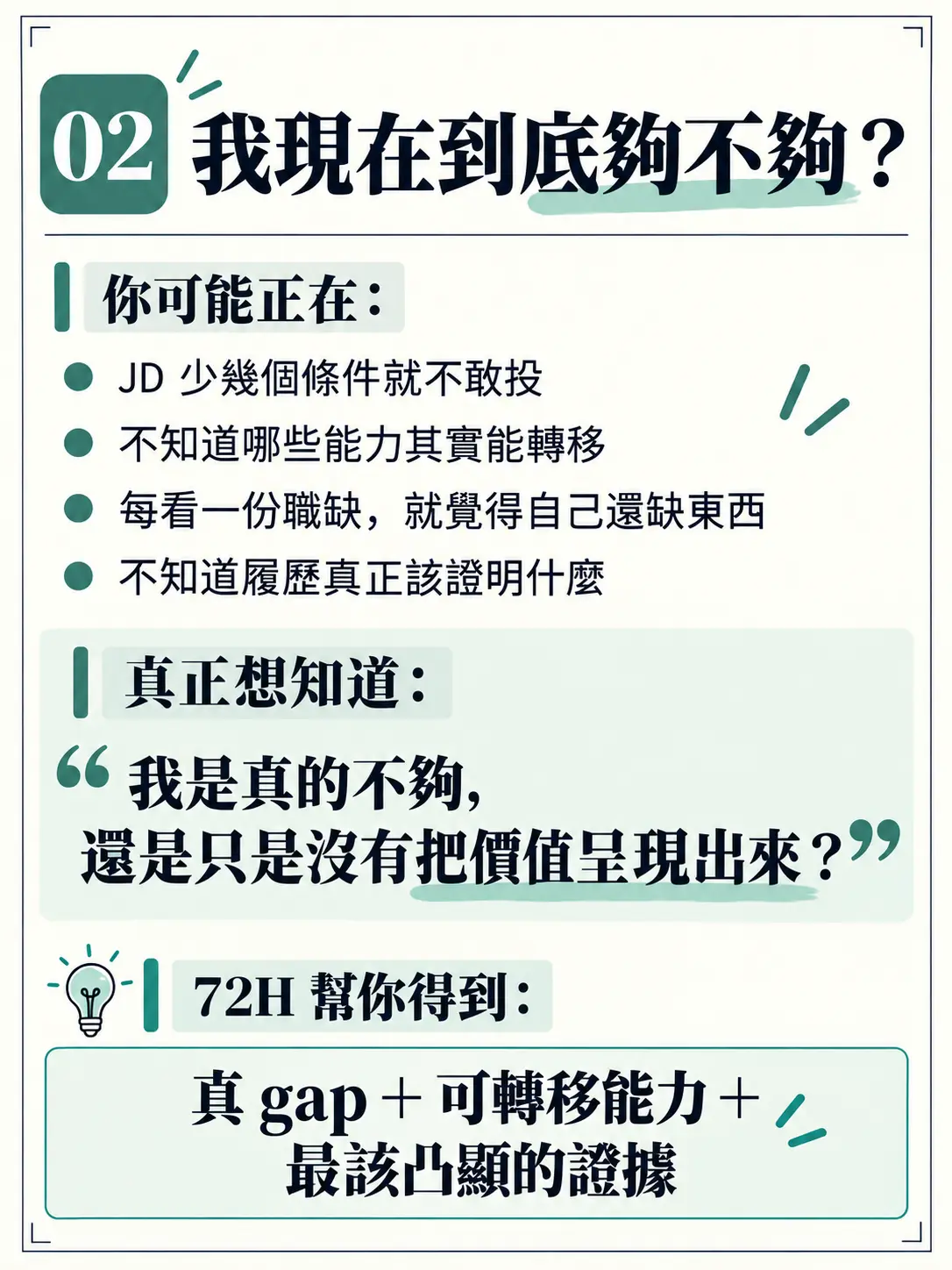 72 小時求職重啟計畫|極速求職行動課