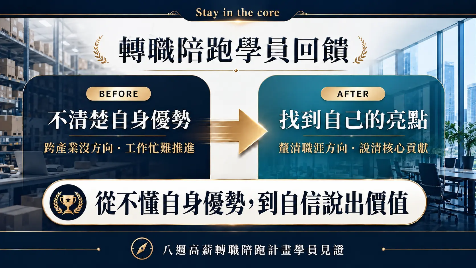 轉職陪跑學員回饋｜以顧問業 PM 為目標，重新釐清電商營運與特助經驗的價值